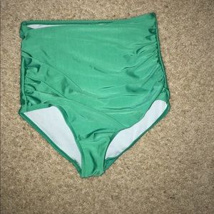 High waisted swim bottoms